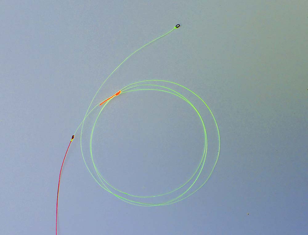 Backing barrel line on a greenish-blue background