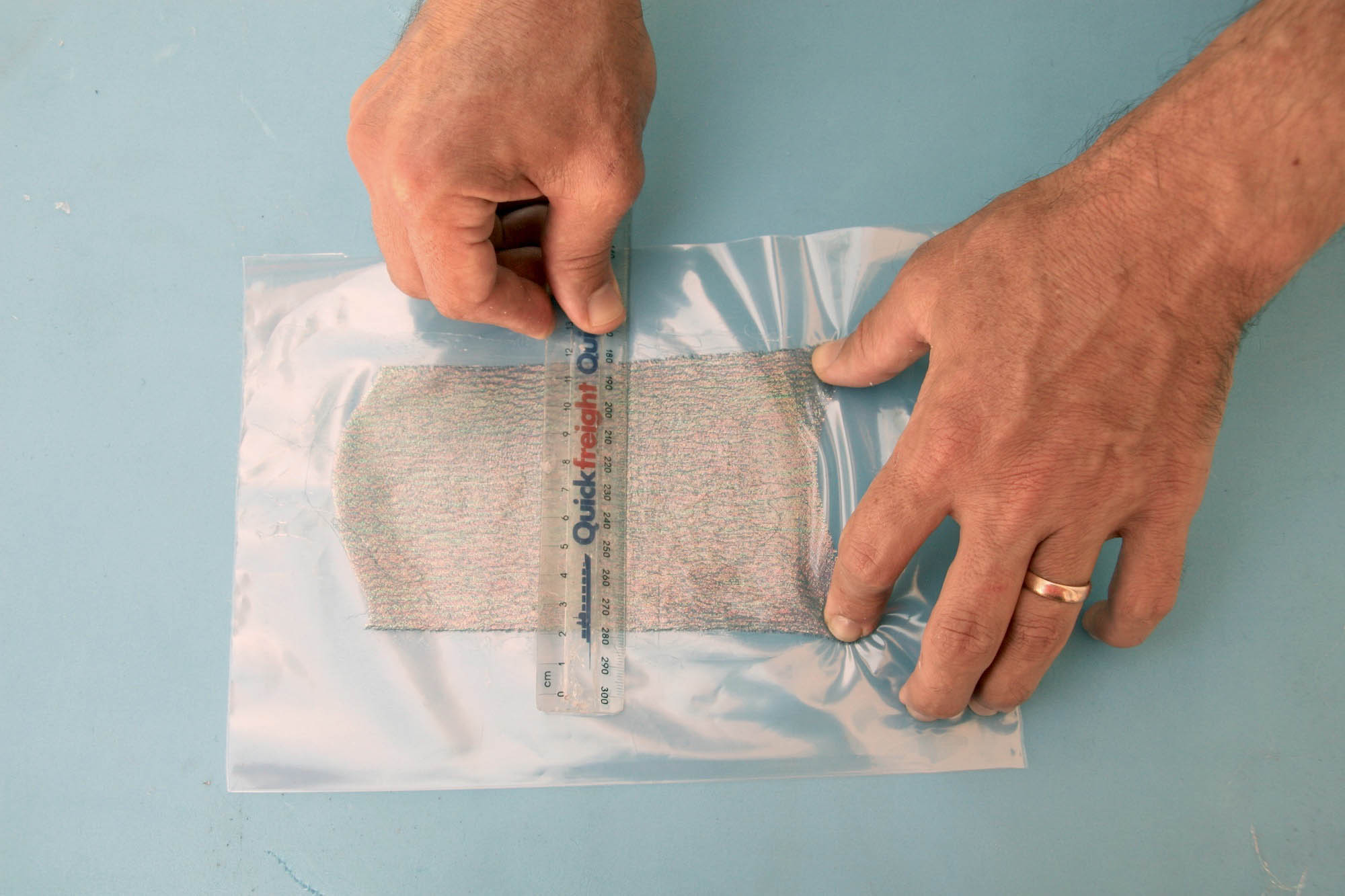 Preparing Sparkle Wing Cicada wing material - Step 2