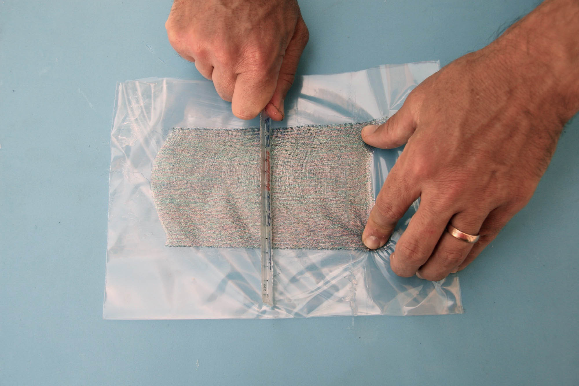 Preparing Sparkle Wing Cicada wing material - Step 3